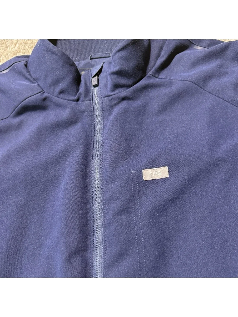 FIGS Cobaki Performance Scrub Jacket Men's XXL Navy Blue Technical Pockets